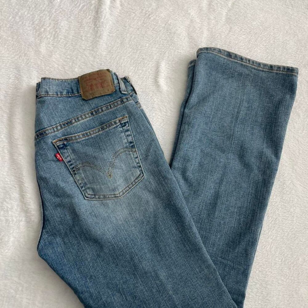 Levi's 515 Lowrise Bootcut Jeans Women's 10 Western Y2K Flare Swan Country Rodeo
